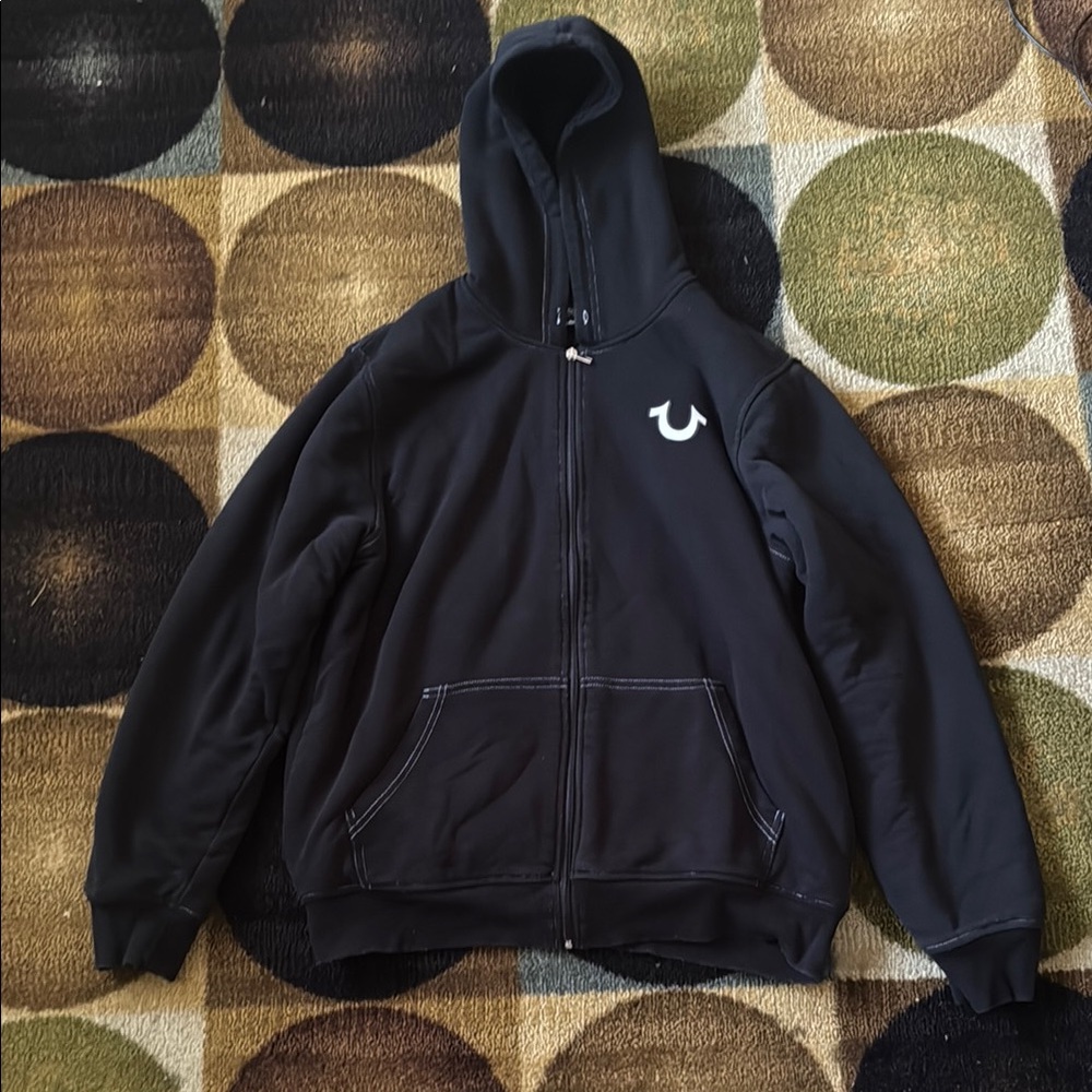True Religion Black Lightweight Shirt Jacket